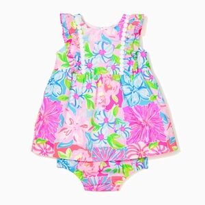 Lilly Pulitzer Annabelle Infant Dress 3 - 6 months dress and bloomer